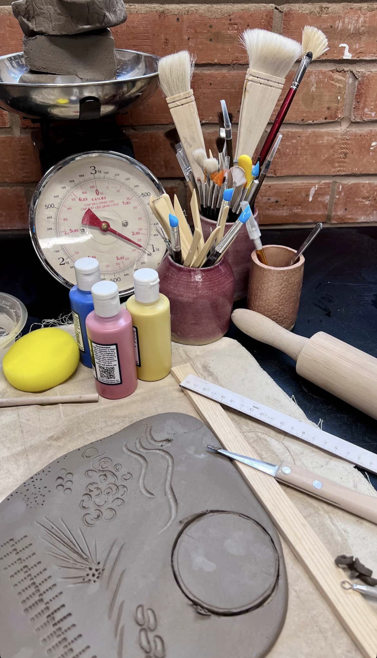 Make and Paint a Vase workshop